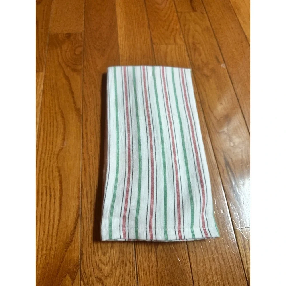 2 pack Penny Lane Holiday Time Pick Kitchen‎ Happy jolly merry Towel Cotton Dish